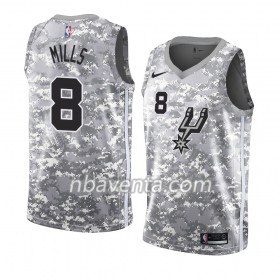 Camiseta Hombre San Antonio Spurs Patty Mills 8 2018-19 Nike Gris Swingman